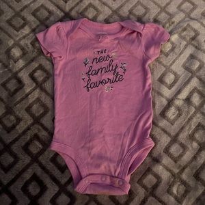 Carter’s 3M Pink Onesie